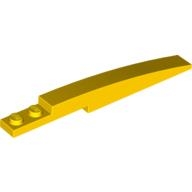 Lego kostka (kostička) 10x1 zakulacená nahoře, žlutá (4551620, 6037663, 6132539)
